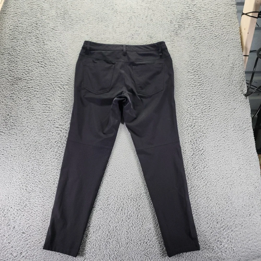 Lululemon ABC Pant Mens 32x30 Black Polyester Golf Tapered Slim Fit Performance